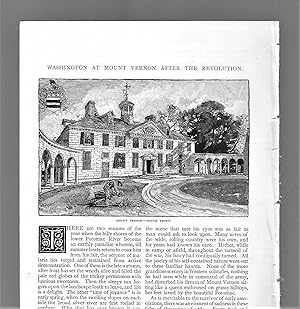 Immagine del venditore per Washington At Mount Vernon After The Revolution / Washington In New York In 1789 venduto da Legacy Books II