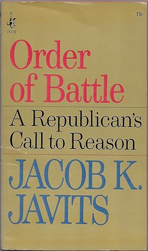 Image du vendeur pour Order of Battle: A Republican's Call to Reason mis en vente par Volunteer Paperbacks