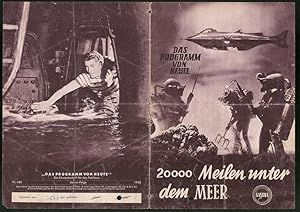 Bild des Verkufers fr Filmprogramm Programm von Heute Nr. 428, 20000 Meilen unter dem Meer, Kirk Douglas, James Mason, Regie: R. Fleischer zum Verkauf von Bartko-Reher