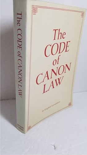 Seller image for The Code of Canon Law In English Translation for sale by Hammonds Antiques & Books