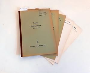 Imagen del vendedor de Preislisten 1968 : Konvolut : 6 Hefte : Preisliste Katalog "Service" Form "Diverse Artikel" : Vasen, Dessertschalen, Krbe, Durchbruchartikel, Wandschalen, Platten, Tafelaufstze, Handleuchter : Figuren : Dessingeschirre : Unterglasurmalerei : Blumenmalerei : a la venta por Versand-Antiquariat Konrad von Agris e.K.