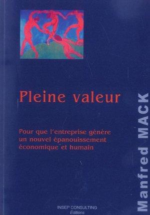 Image du vendeur pour Pleine valeur mis en vente par Chapitre.com : livres et presse ancienne