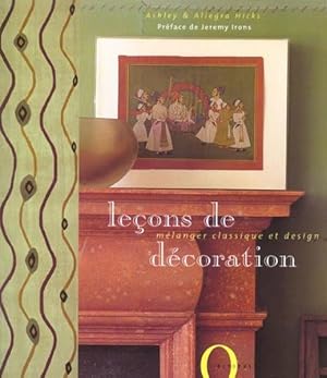 Leçons de décoration