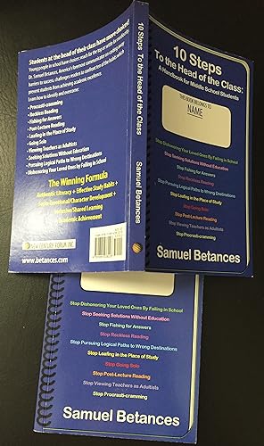 Imagen del vendedor de 10 Steps To the Head of the Class : A Handbook for Middle School Students a la venta por FULFILLINGTHRIFTBOOKHOUSE