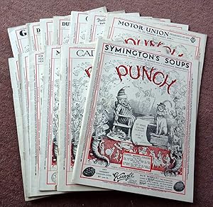 PUNCH or The London Charivari, 1933 14 Original Magazines, July 19 to 8 November 1933. Nos 4803 t...