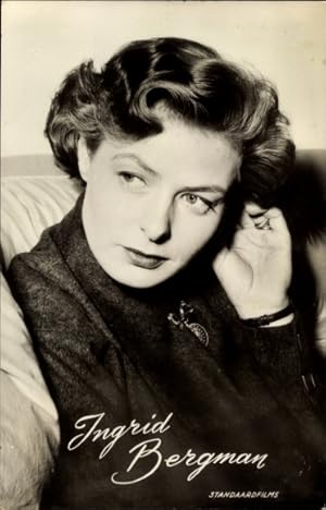 Seller image for Ansichtskarte / Postkarte Schauspielerin Ingrid Bergman, Portrait for sale by akpool GmbH