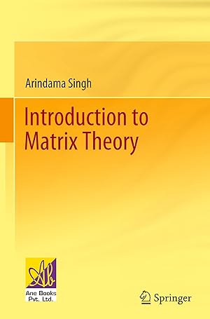 Imagen del vendedor de Introduction to Matrix Theory a la venta por moluna