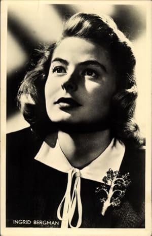 Seller image for Ansichtskarte / Postkarte Schauspielerin Ingrid Bergman, Portrait for sale by akpool GmbH