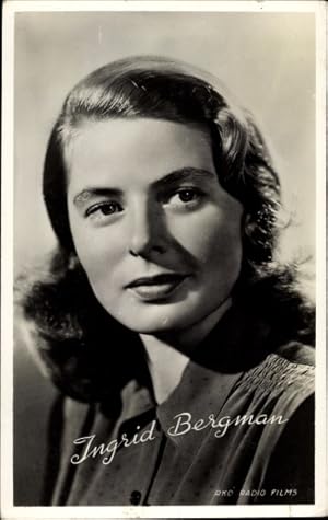 Seller image for Ansichtskarte / Postkarte Schauspielerin Ingrid Bergman, Portrait for sale by akpool GmbH