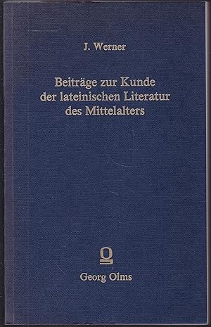 Seller image for Beitrge zur Kunde der lateinischen Literatur des Mittelalters aus Handschriften gesammelt. Nachdruck der Ausgabe von 1905 for sale by Graphem. Kunst- und Buchantiquariat