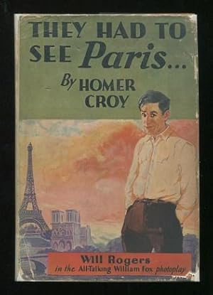 Bild des Verkufers fr They Had to See Paris [Photoplay Edition] zum Verkauf von ReadInk, ABAA/IOBA