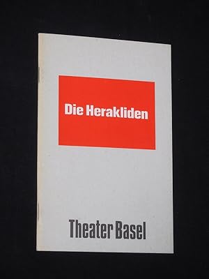 Bild des Verkufers fr Programmheft Theater Basel 1996/97. DIE HERAKLIDEN von Euripides. Insz.: H.-Dieter Jendreyko, Raum/ Kostme: A. Christian Steiof, Musik: Benjamin Zelouf. Mit Gerd Kunath, Wolfgang Hepp, Markus Merz, Andreas Schulz, Alfred Urankar, Christian Heller, Agnes Lampkin, Thomas Fuhrer, Sonja Mustoff, Wolfgang Brumm zum Verkauf von Fast alles Theater! Antiquariat fr die darstellenden Knste