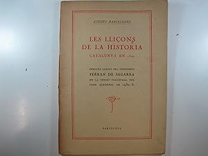 Imagen del vendedor de LES LLIONS DE LA HISTORIA: CATALUNYA EN 1640 a la venta por Costa LLibreter