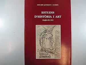 Imagen del vendedor de ESTUDIS D'HISTRIA I ART, SEGLES IX-XX a la venta por Costa LLibreter