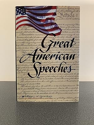 Bild des Verkufers fr Great American Speeches [Library of Freedom] [FIRST EDITION, FIRST PRINTING] zum Verkauf von Vero Beach Books