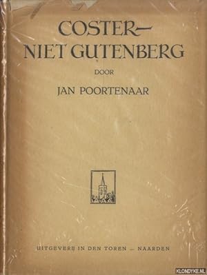 Imagen del vendedor de Coster - niet Gutenberg a la venta por Klondyke