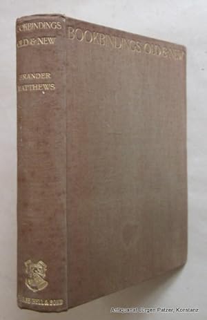 Bild des Verkufers fr Bookbindings, Old and New. Notes of a Book-lover, with an Account of the Grolier Club, New York. London u. New York, Bell & Sons, 1896. Mit zahlreichen, teils ganzseitigen fotografischen Abbildungen u. Illustrationen. XIII, 342 S. Or.-Lwd. mit Goldprgung u. Kopfgoldschnitt; etwas angestaubt, Einband u. Schnitt etwas stockfleckig. (THe Ex-Libris Series). zum Verkauf von Jrgen Patzer