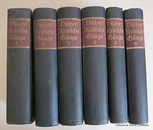 Kritische Gänge. 2. vermehrte Auflage. herausgegeben von Robert Vischer. 6 Bände. München, Meyer ...