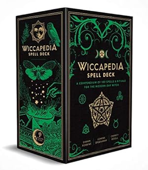 Seller image for The Wiccapedia Spell Deck: A Compendium of 100 Spells and Rituals for the Modern-Day Witch (Volume 9) by Greenaway, Leanna, Robbins, Shawn, Bedell, Charity [Hardcover ] for sale by booksXpress