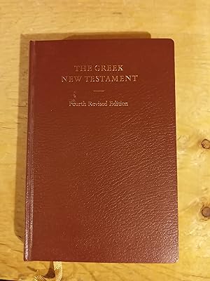 Bild des Verkufers fr The Greek New Testament, 4th Revised Edition (Greek Edition) zum Verkauf von Singing Pebble Books
