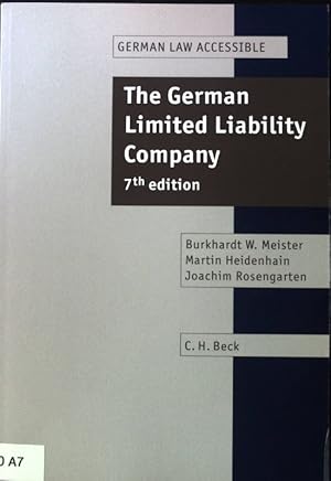 Bild des Verkufers fr The German limited liability company : an introduction to the act on limited liability companies with German. German Law Accessible zum Verkauf von books4less (Versandantiquariat Petra Gros GmbH & Co. KG)