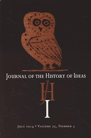 Bild des Verkufers fr Journal of the History of Ideas. Vol. 75, No. 3. zum Verkauf von Fundus-Online GbR Borkert Schwarz Zerfa