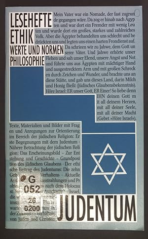 Seller image for Judentum. Lesehefte Ethik - Werte und Normen - Philosophie : Reihe Weltreligionen for sale by books4less (Versandantiquariat Petra Gros GmbH & Co. KG)