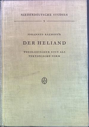 Bild des Verkufers fr Der Heliand: Theologischer Sinn als Tektonische Form; Vorbereitung und Grundlegung der Interpretation. zum Verkauf von books4less (Versandantiquariat Petra Gros GmbH & Co. KG)