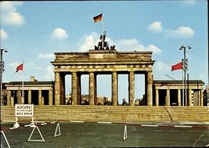 Ansichtskarte / Postkarte Berliner Mauer, Brandenburger Tor