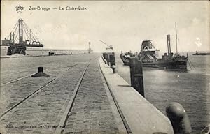 Ansichtskarte / Postkarte Zeebrugge Zee Brugge Westflandern Belgien, La Claire Voie, Salondampfer