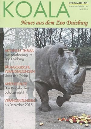 Image du vendeur pour Zoo-Journal Koala, Heft 8/2015 mis en vente par Schueling Buchkurier