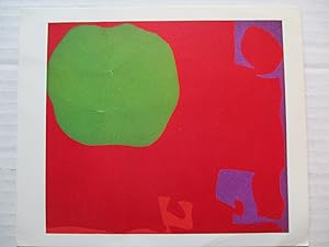 Bild des Verkufers fr Patrick Heron Paintings 1971-1975 Waddington Galleries 1975 Exhibition invite postcard zum Verkauf von ANARTIST