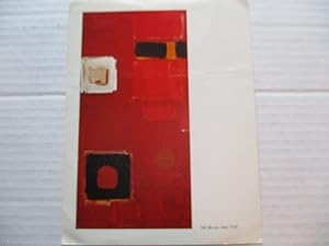 Bild des Verkufers fr Patrick Heron Paintings 1958-1966 Rutland Gallery 1975 Exhibition invite postcard zum Verkauf von ANARTIST