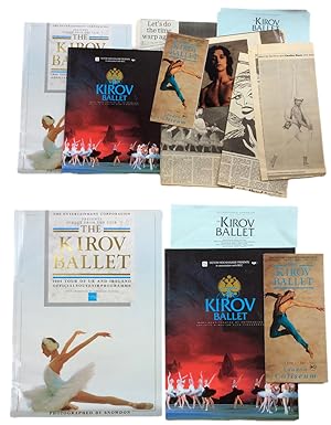 THE KIROV BALLET 1988 Tour of UK & Ireland and 1993 Souvenir Programs