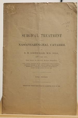 Surgical Treatment of naso-pharyngeal catarrh