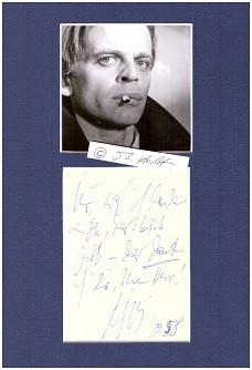 KLAUS KINSKI (1926-91) deutscher Schauspieler, exzentrischer Filmbösewicht