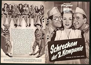 Seller image for Filmprogramm IFB Nr. 1564, Schrecken der 2. Kompanie, Jimmy Durante, Jane Wyman, Regie: Lewis Seiler for sale by Bartko-Reher