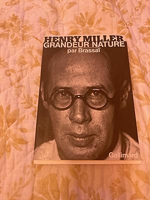 Image du vendeur pour Henry Miller Grandeur Nature mis en vente par Momo and Sons Books