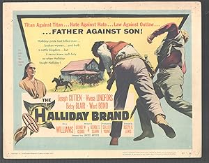 Bild des Verkufers fr Halliday Brand 11'x14' TITLE Lobby Card #1 Joseph Cotten Viveca Lindfors Ward Bond zum Verkauf von DTA Collectibles