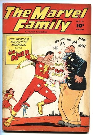 MARVEL FAMILY #26-1948-FAWCETT-CAPTAIN MARVEL-golden age comic-VG