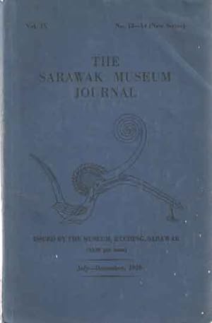 Image du vendeur pour The Sarawak Museum Journal, July - December 1959 Volume IX Number 13-14 New Series mis en vente par Bij tij en ontij ...