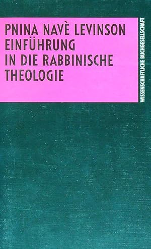 Bild des Verkufers fr Einfuhrung in die rabbinische Theologie zum Verkauf von Librodifaccia