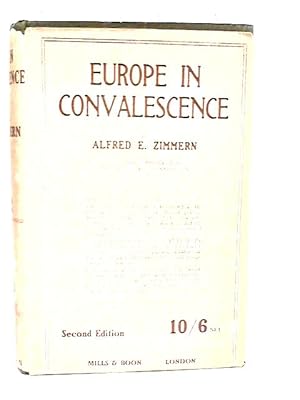 Imagen del vendedor de Europe in Convalescence a la venta por World of Rare Books