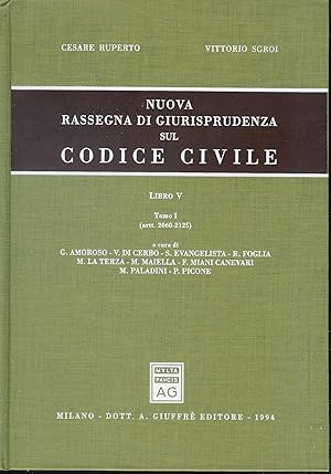 Image du vendeur pour Nuova rassegna di giurisprudenza sul Codice civile. Artt. 2060-2125 (Vol. 5/1) mis en vente par MULTI BOOK