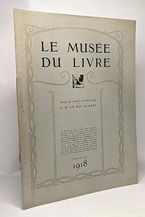 Emile Verhaeren --- conférence --- Le musée du livre fascicule 46 - 1918 - avec une lithographie ...