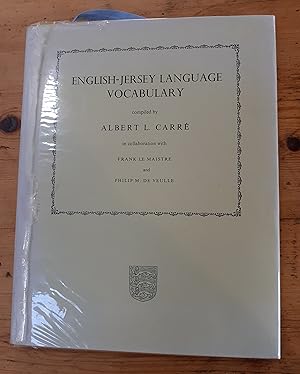Bild des Verkufers fr English-Jersey Language Vocabulary zum Verkauf von Scarthin Books ABA, ILAB.