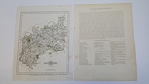 Map of Glocestershire [Gloucestershire, with Accompanying Text]