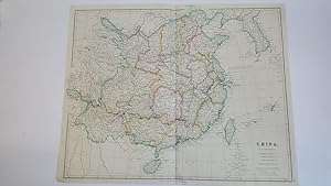 China [ Map of China including Korea and Tiawan and showing the routes of Lords Macartney and Amh...