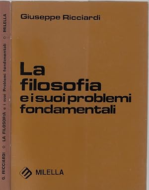 Bild des Verkufers fr La filosofia e i suoi problemi fondamentali zum Verkauf von Biblioteca di Babele