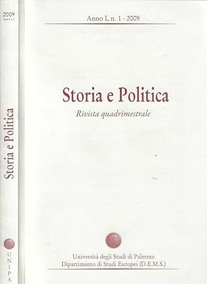 Imagen del vendedor de Storia e politica anno I N. 1, 2009 Rivista quadrimestrale a la venta por Biblioteca di Babele